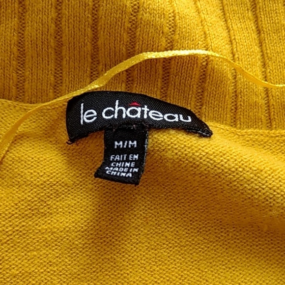 Mustard yellow sweater. - Picture 3 of 3